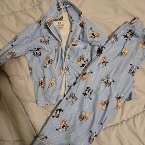 Kids Pajamas Set - Light Blue